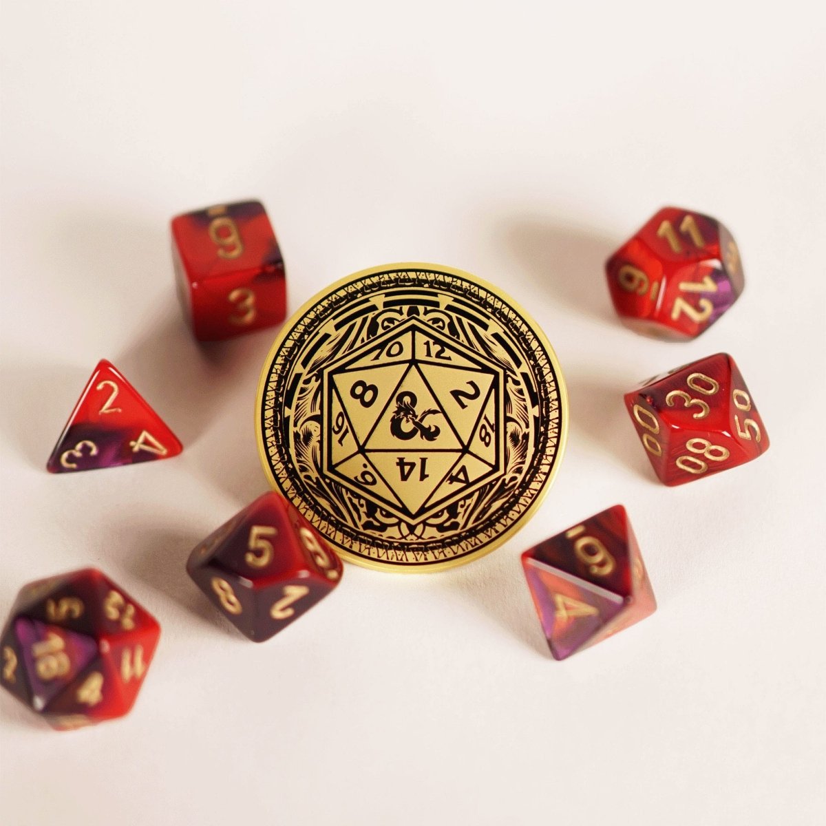 Dungeons & Dragons Pins Blind Box Mystery Mystery D20 Pins - Loaded Dice