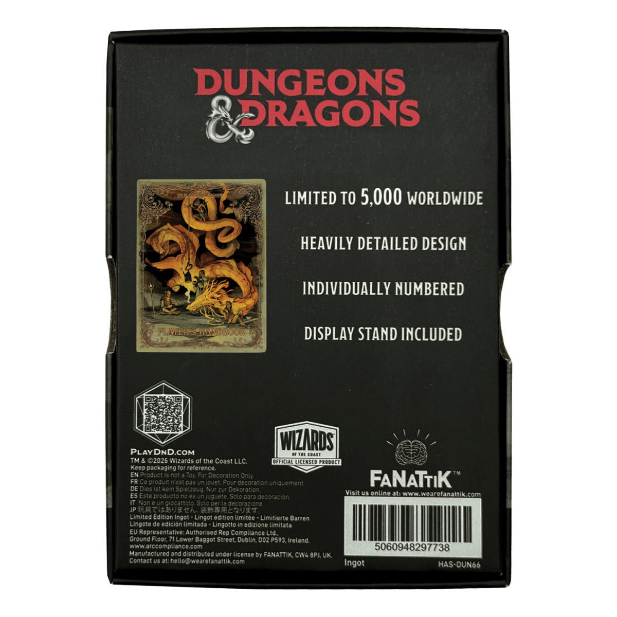 Dungeons & Dragons – Player’s Handbook Alternate Cover Ingot - Loaded Dice
