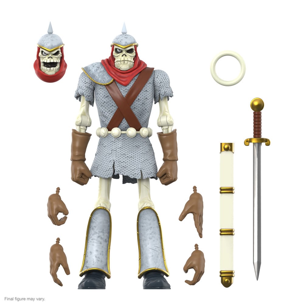 Super7 D&D Ultimates Dekkion with alternate head, sword, sheath, Circle of Power and hands