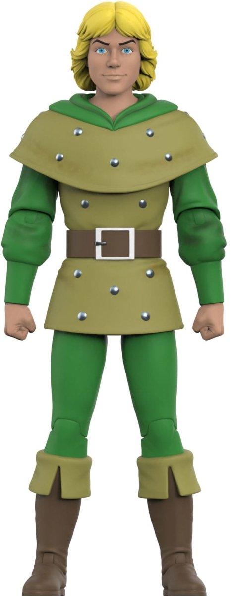 Super7 Dungeons & Dragons Ultimates Hank the Ranger, front view in green tunic