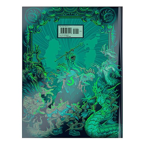 Dungeons & Dragons World of Warcraft Neon Ink alternate cover hardback, back