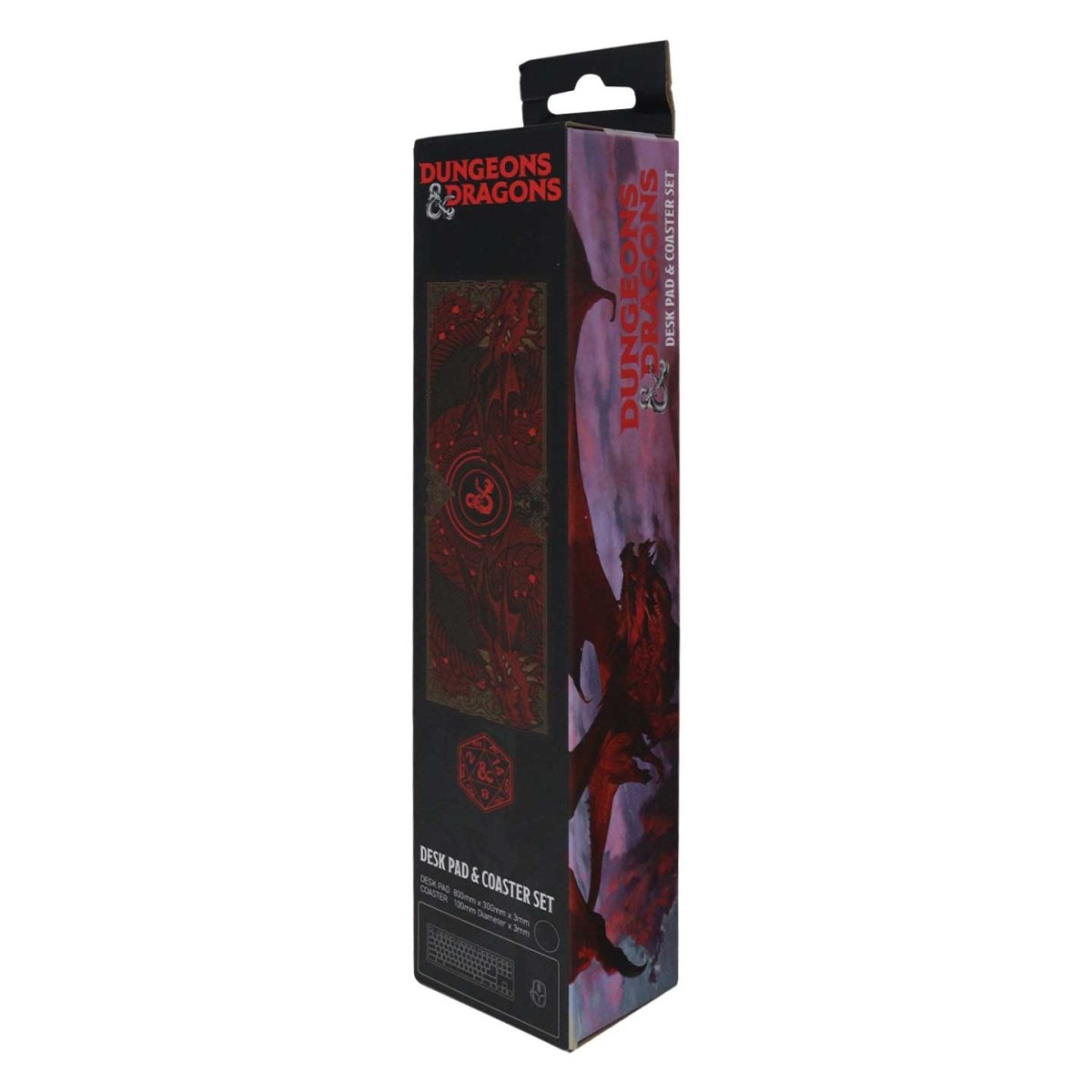Dungeons & Dragons XL Desk Pad & Coaster Set - Loaded Dice