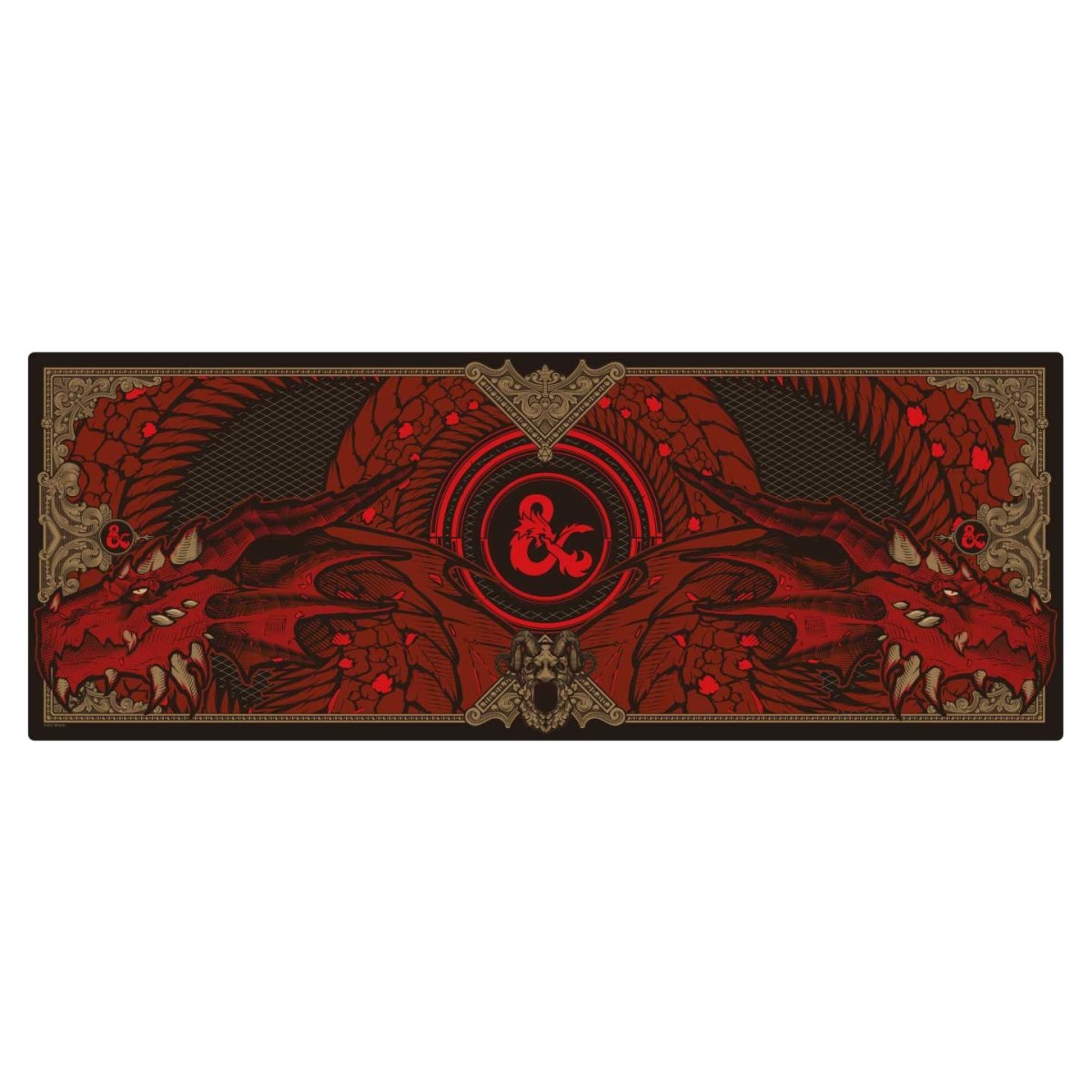 Dungeons & Dragons XL Desk Pad & Coaster Set - Loaded Dice