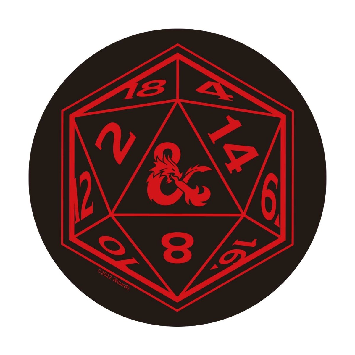 Dungeons & Dragons XL Desk Pad & Coaster Set - Loaded Dice