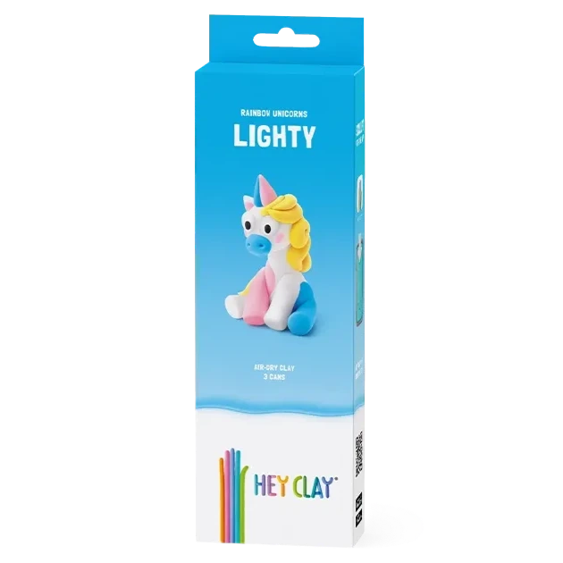 HEY CLAY Unicorn Claymates Lighty (3 Cans) - Loaded Dice