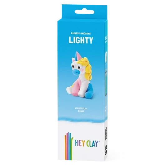 HEY CLAY Unicorn Claymates Lighty (3 Cans) - Loaded Dice