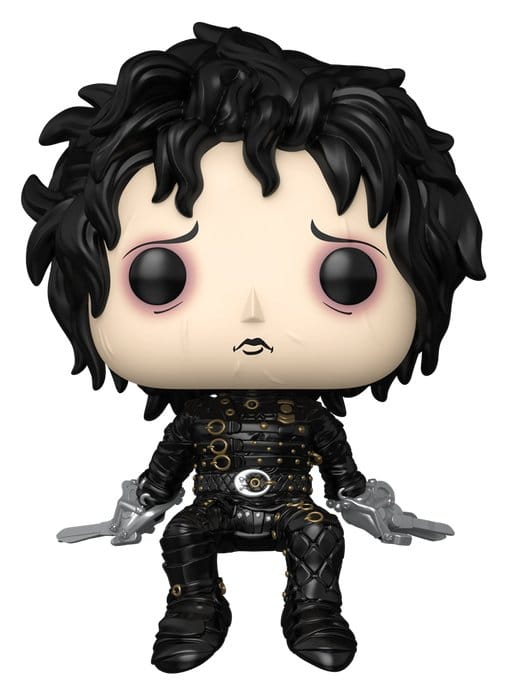 Funko Pop! Movies Edward Scissorhands sitting down with his scissor hands at his sides