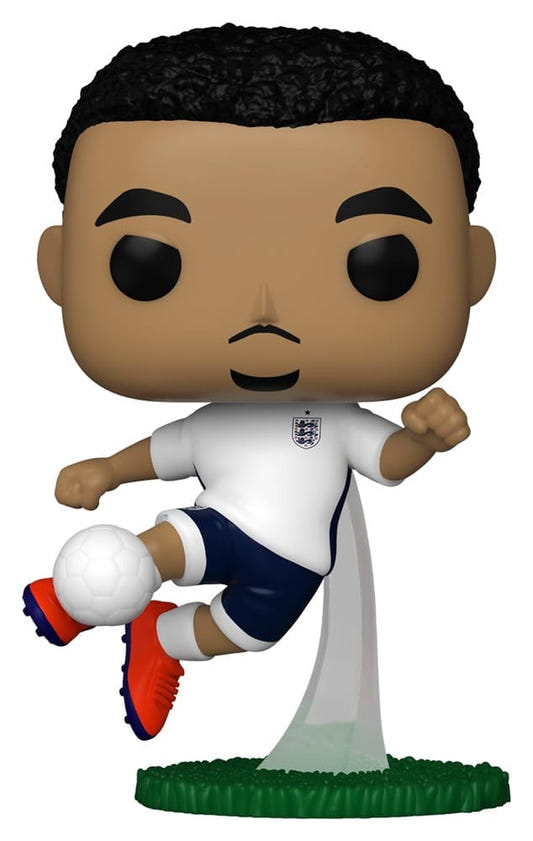 Funko POP! Football Trent Alexander-Arnold vinyl figure in white England kit volleying a ball