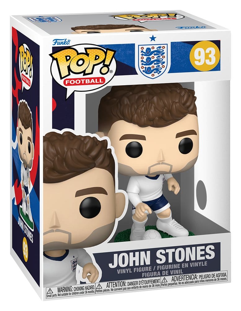 Funko POP! Football England John Stones vinyl figure in window box, number 93
