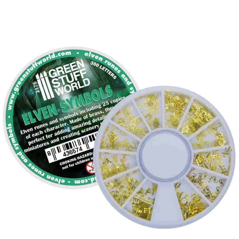 Green Stuff World - Elven Runes and Symbols - Loaded Dice