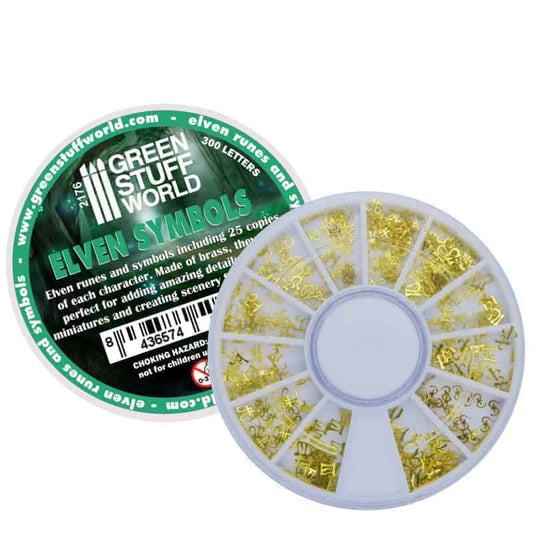 Green Stuff World - Elven Runes and Symbols - Loaded Dice