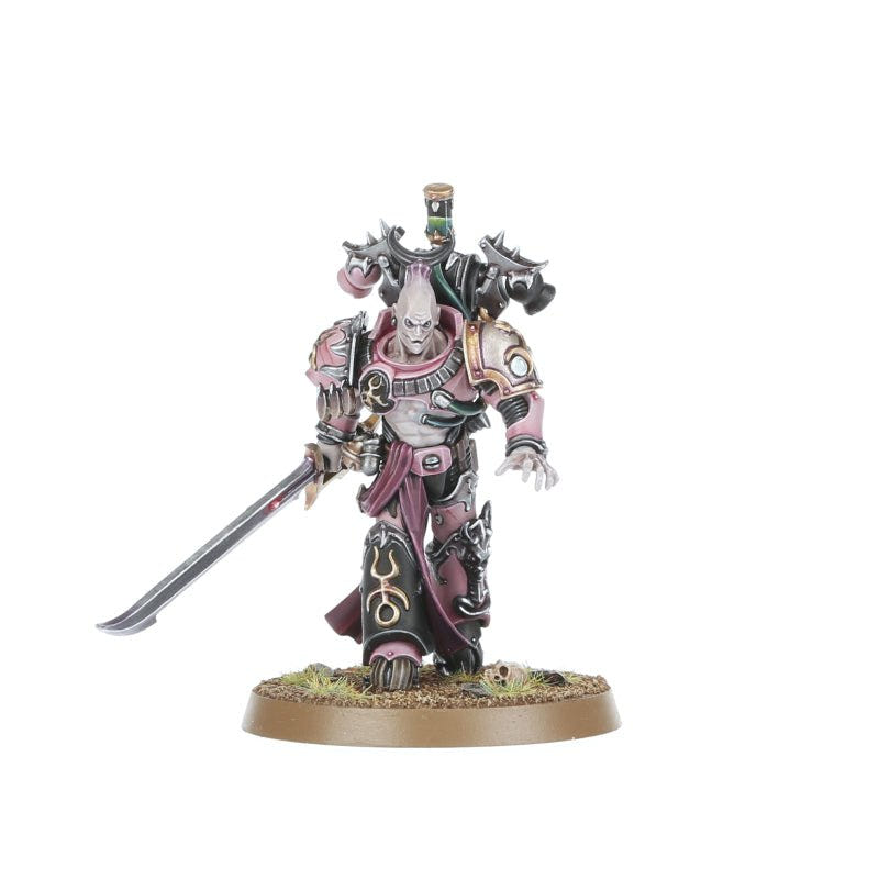 Painted Emperor's Children Flawless Blade with pale bare head holding a long sword low