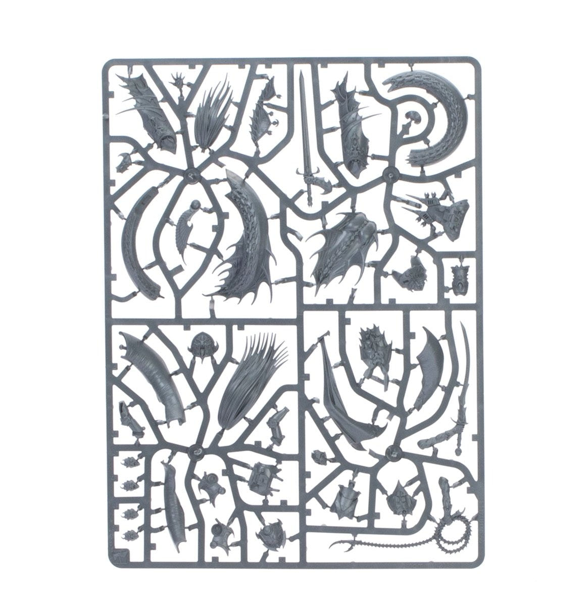 Emperor's Children Fulgrim unpainted plastic sprue with tail and arms, frame 2 of 2