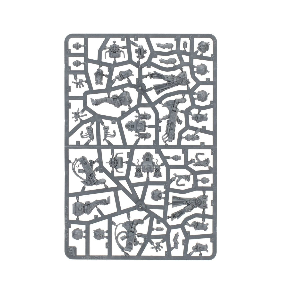 Emperor's Children Noise Marines unpainted plastic sprue, frame 1 of 3