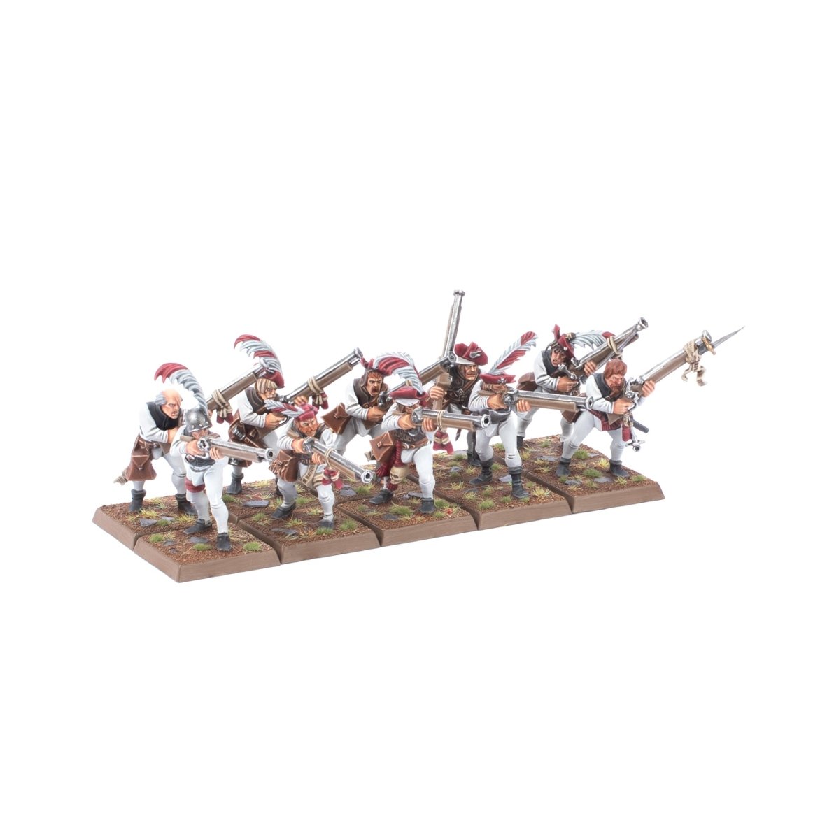 Painted Empire State Missile Troops unit with handguns