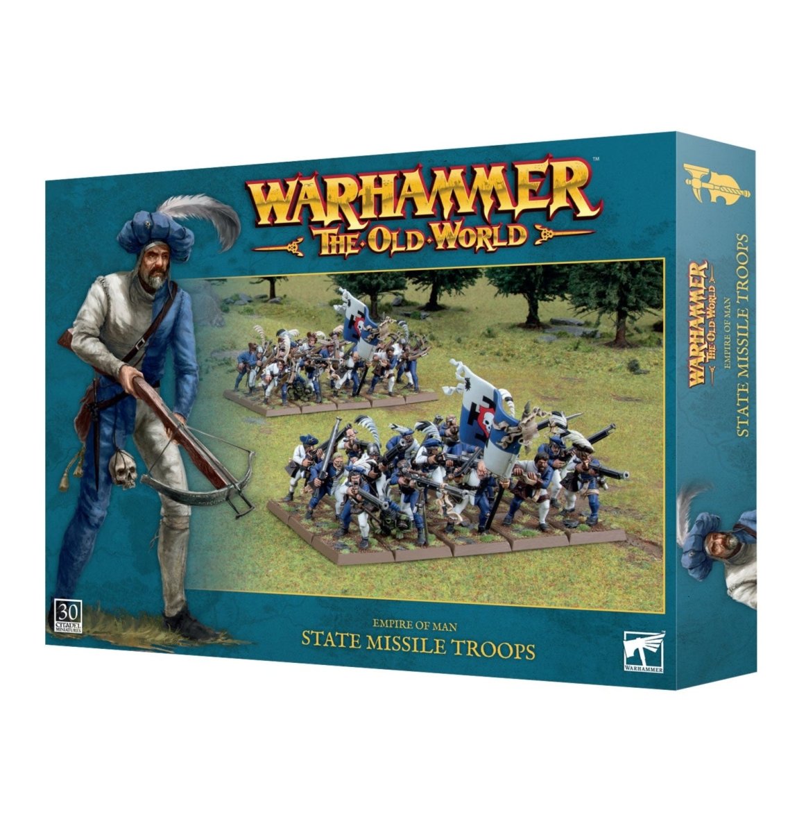Warhammer: The Old World Empire of Man State Missile Troops box front