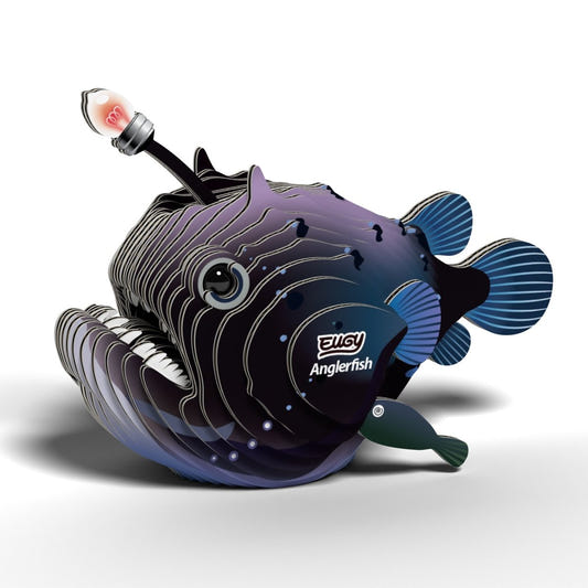 EUGY Anglerfish 3D cardboard model kit - finished model