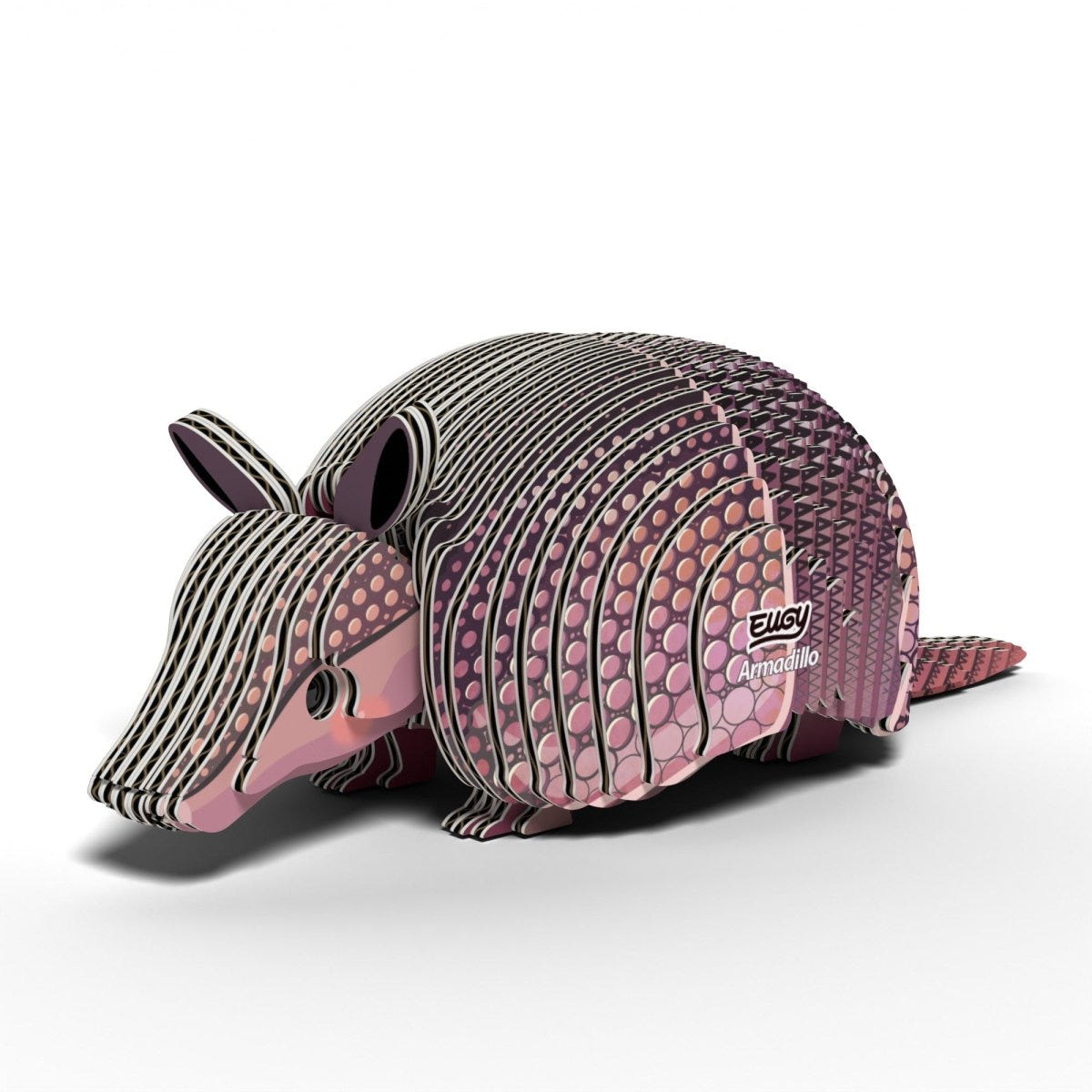 EUGY Armadillo 3D cardboard model kit - finished model