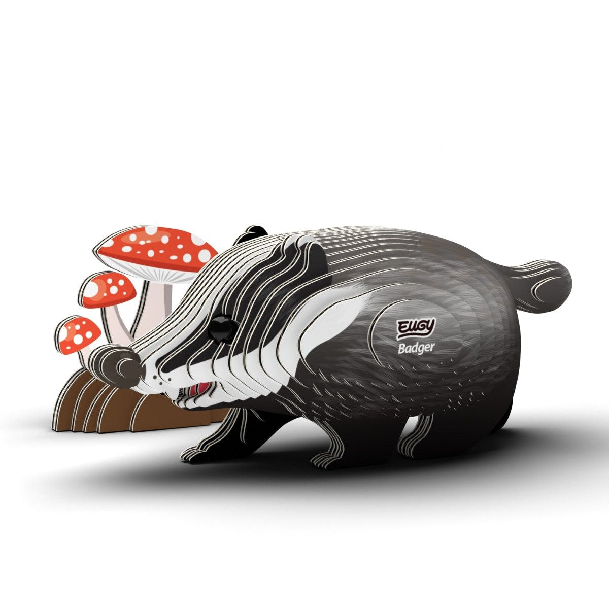 EUGY Badger 3D cardboard model kit - finished model