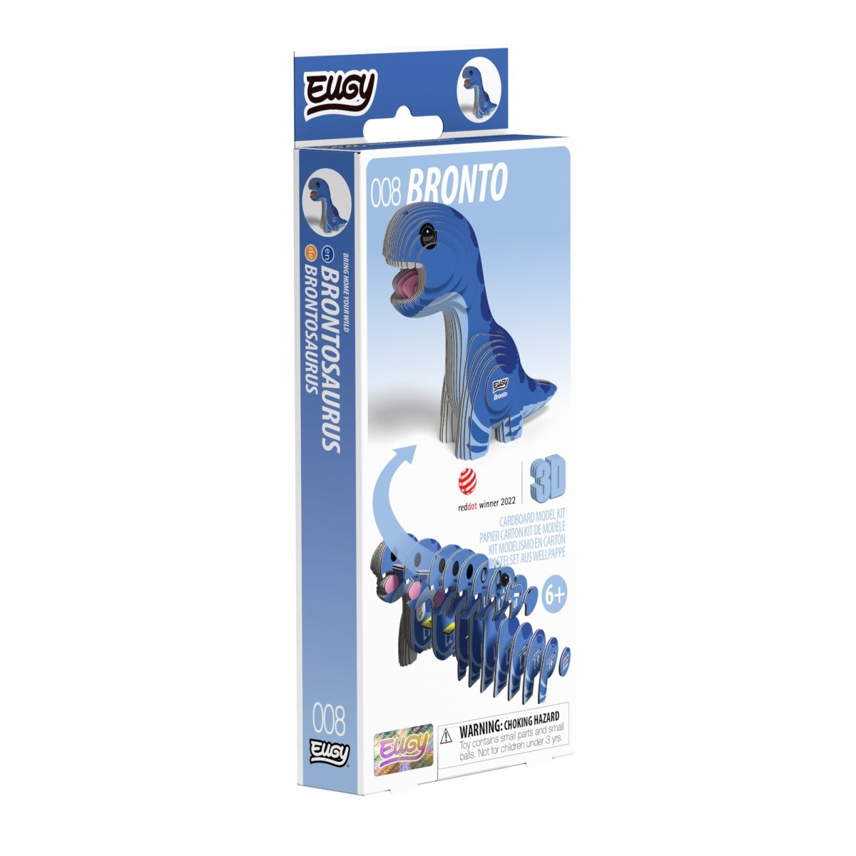 EUGY Bronto 3D cardboard model kit - box front