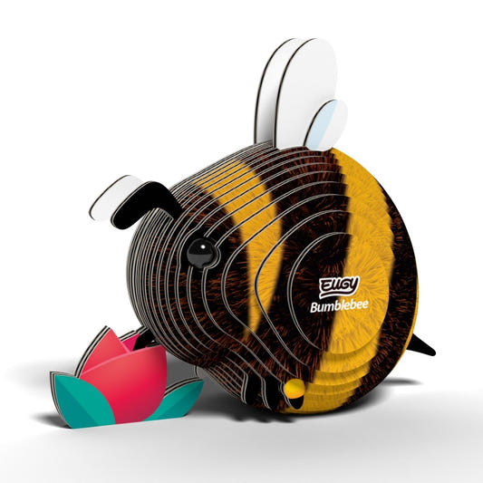 EUGY Bumblebee 3D cardboard model kit - finished model