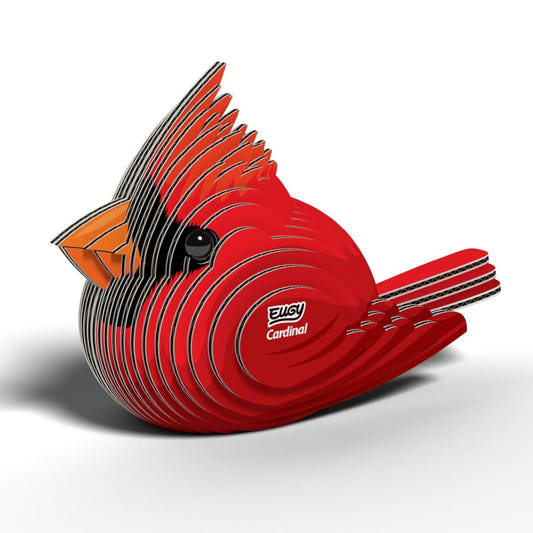 EUGY Cardinal 3D cardboard model kit - finished model