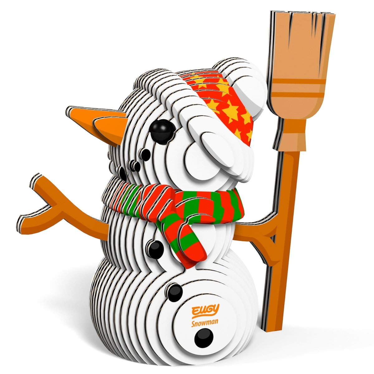 EUGY Snowman 3D cardboard model – part of the EUGY Christmas Bundle