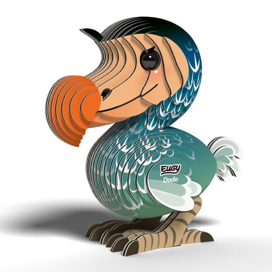 EUGY Dodo 3D cardboard model kit - finished model