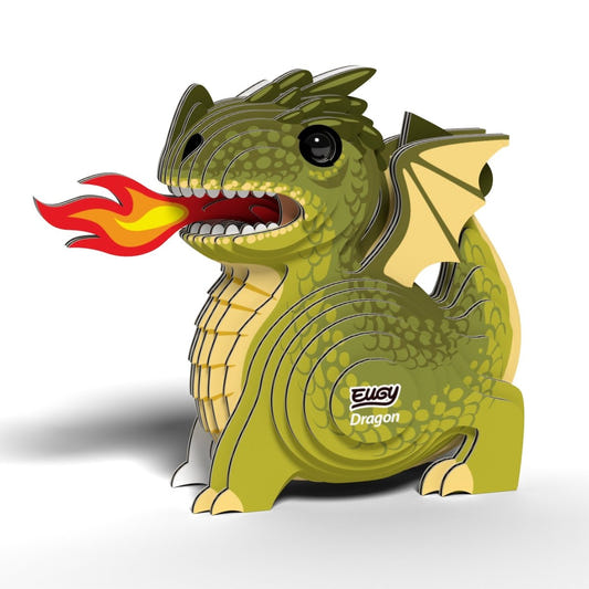 EUGY Dragon 3D cardboard model kit - finished model