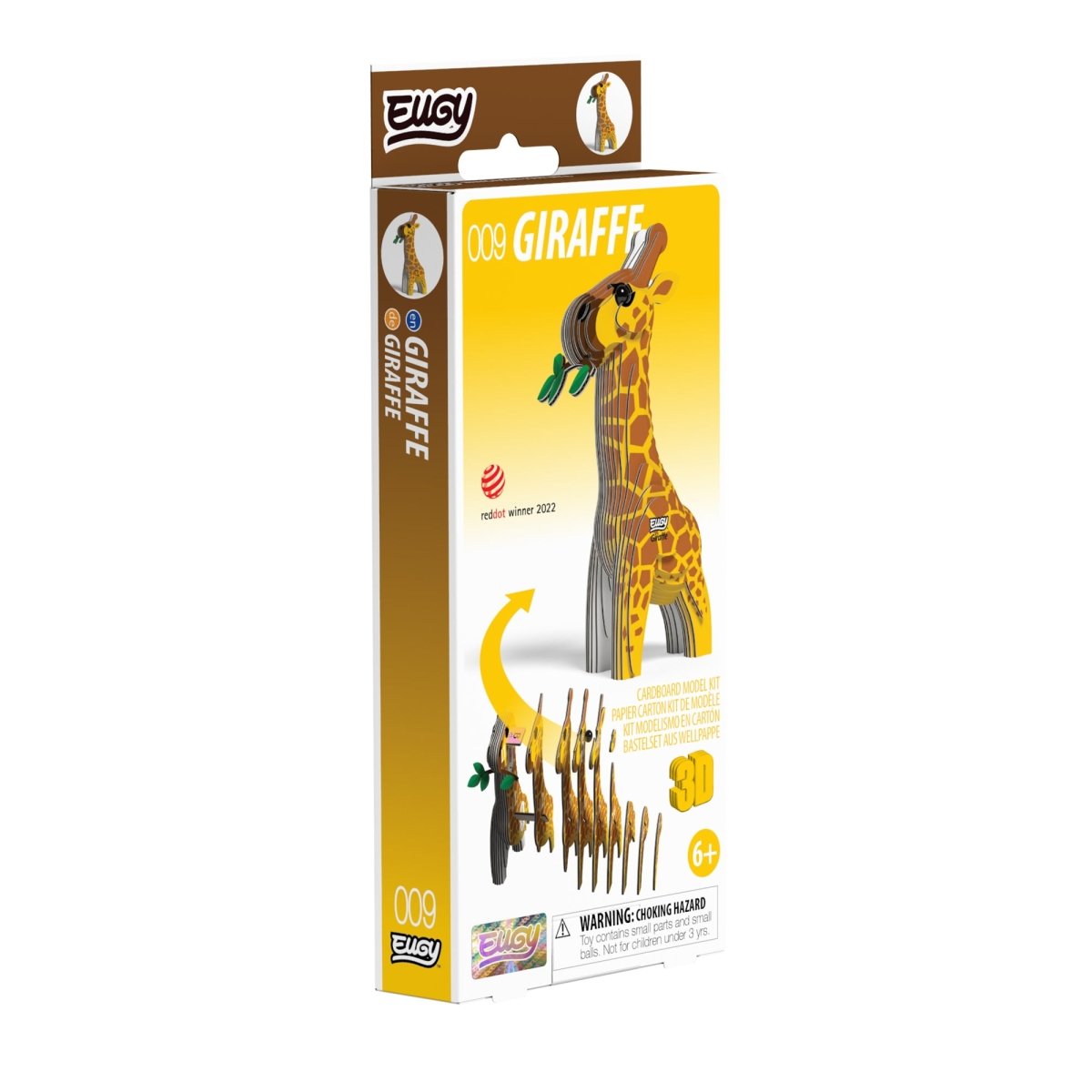EUGY Giraffe 3D cardboard model kit - box front