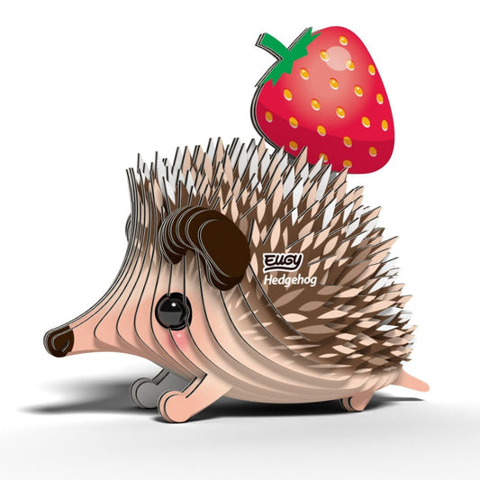 EUGY Hedgehog 3D cardboard model kit - finished model
