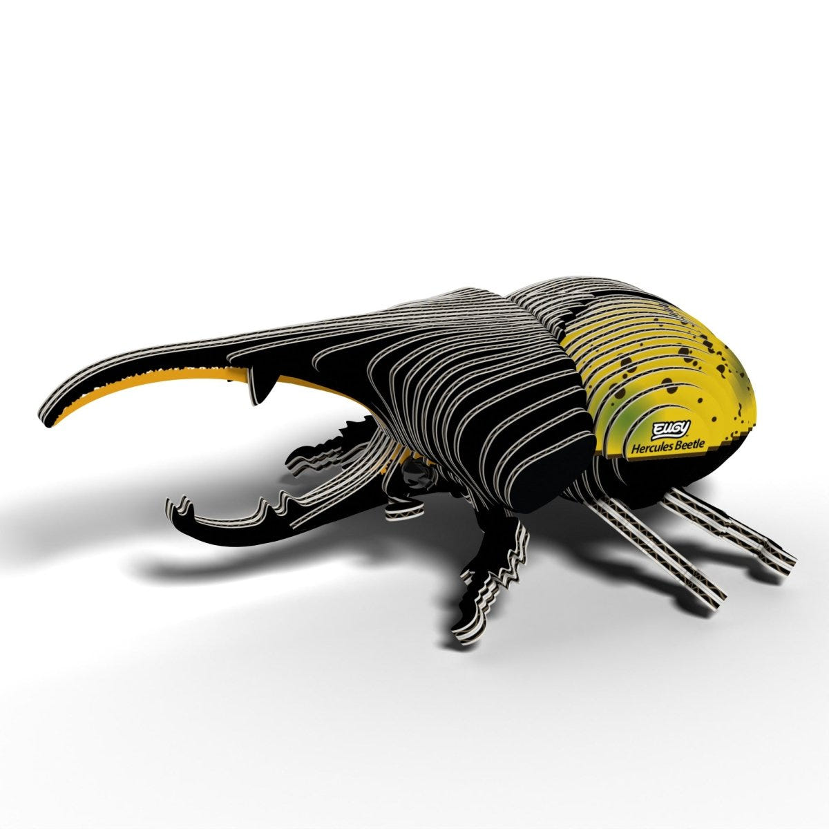 EUGY Hercules Beetle 3D cardboard model kit - finished model