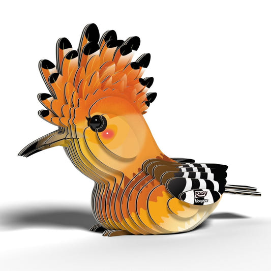 EUGY Hoopoe 3D cardboard model kit - finished model