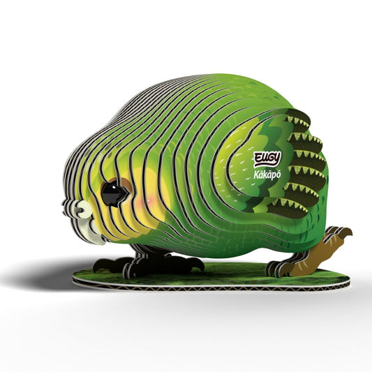 EUGY Kakapo 3D cardboard model kit - finished model