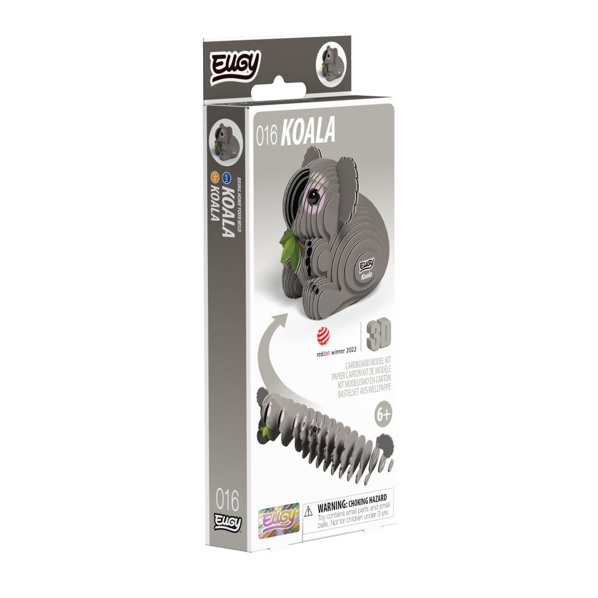 EUGY Koala 3D cardboard model kit - box front
