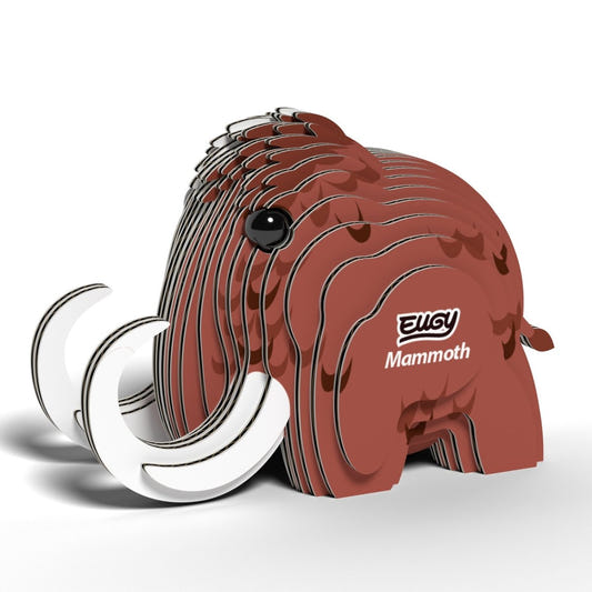 EUGY Mammoth 3D cardboard model kit - finished model