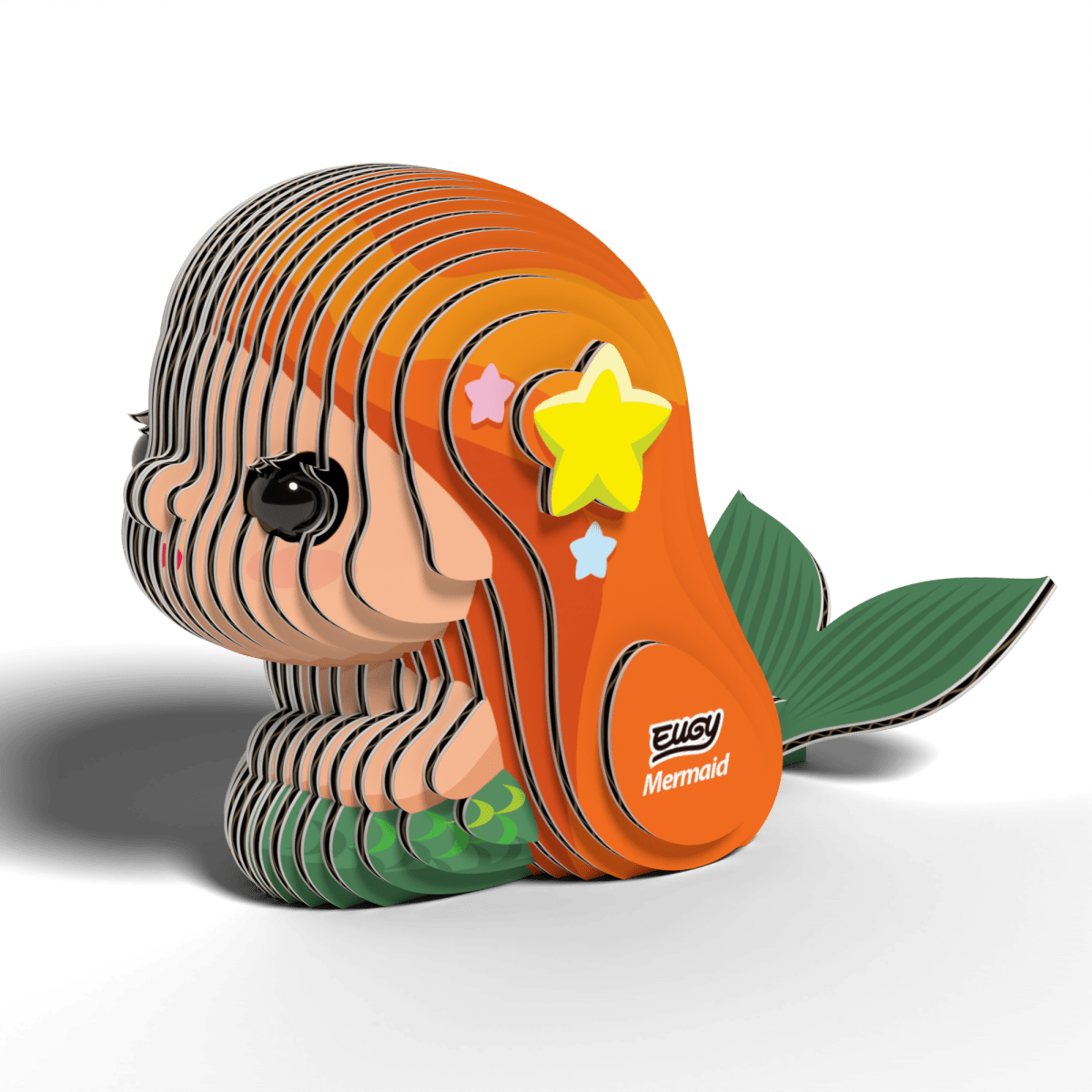 EUGY Mermaid 3D cardboard model kit - finished model