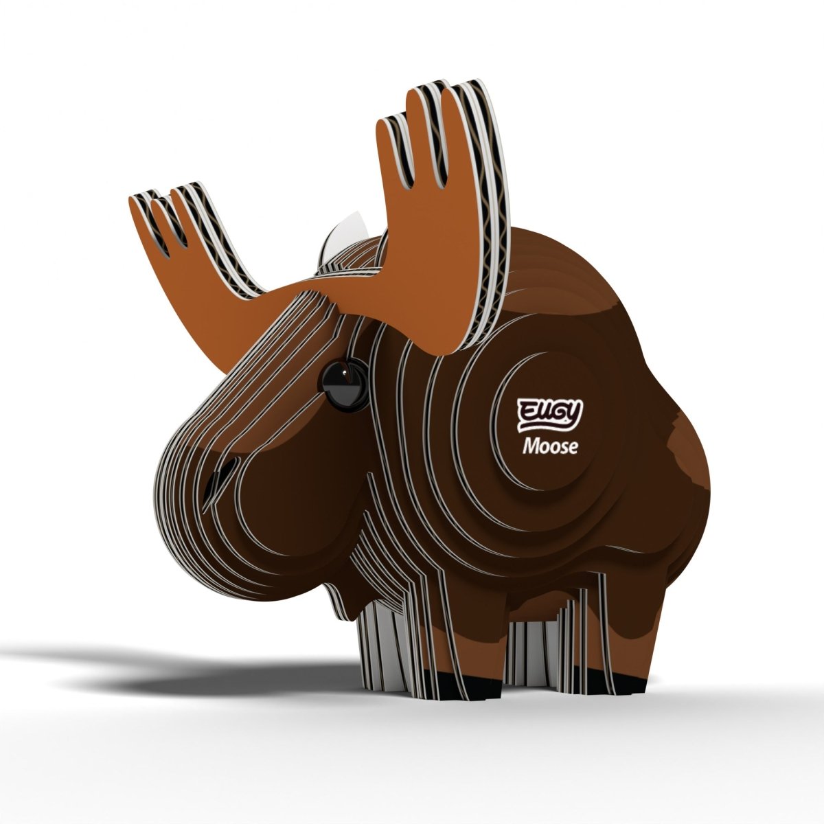 EUGY Moose 3D cardboard model kit - finished model