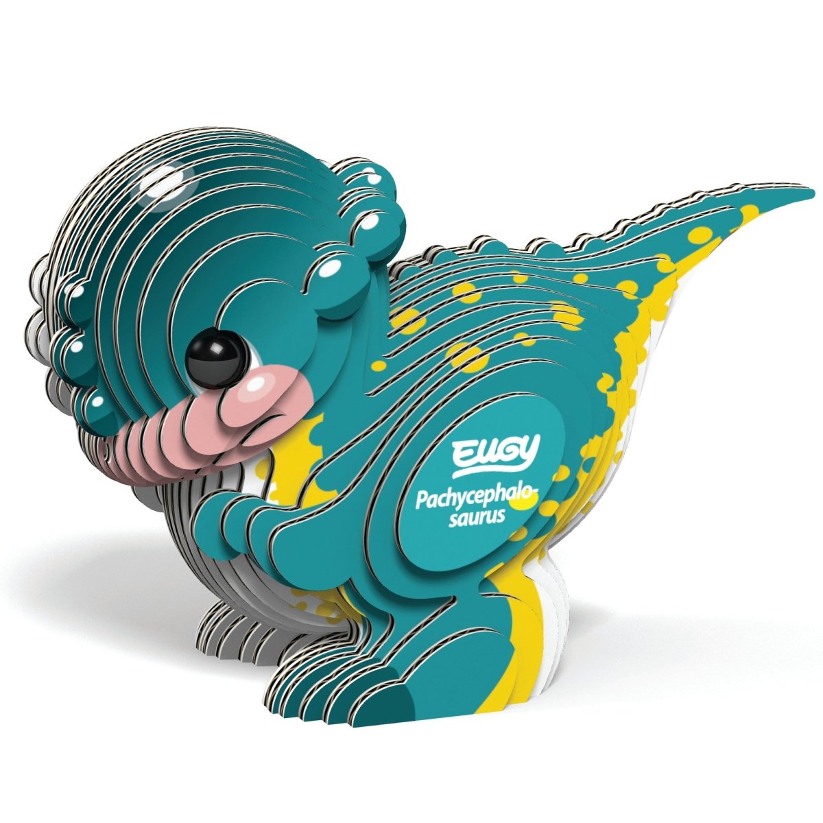 EUGY Pachycephalo 3D cardboard model kit - finished model