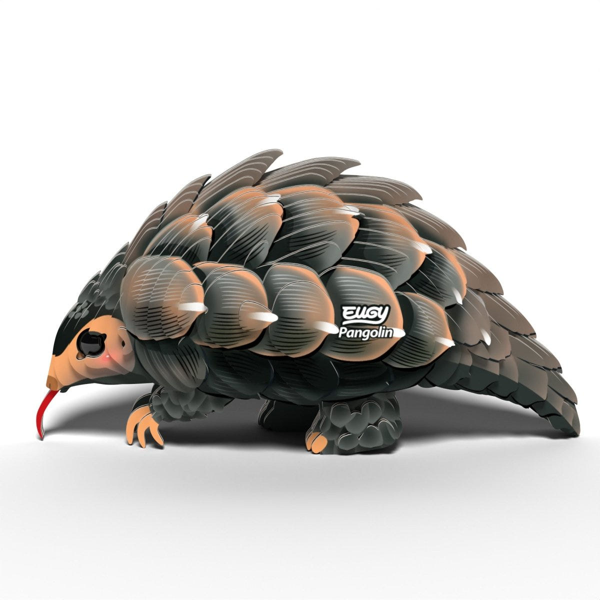 EUGY Pangolin 3D cardboard model kit - finished model