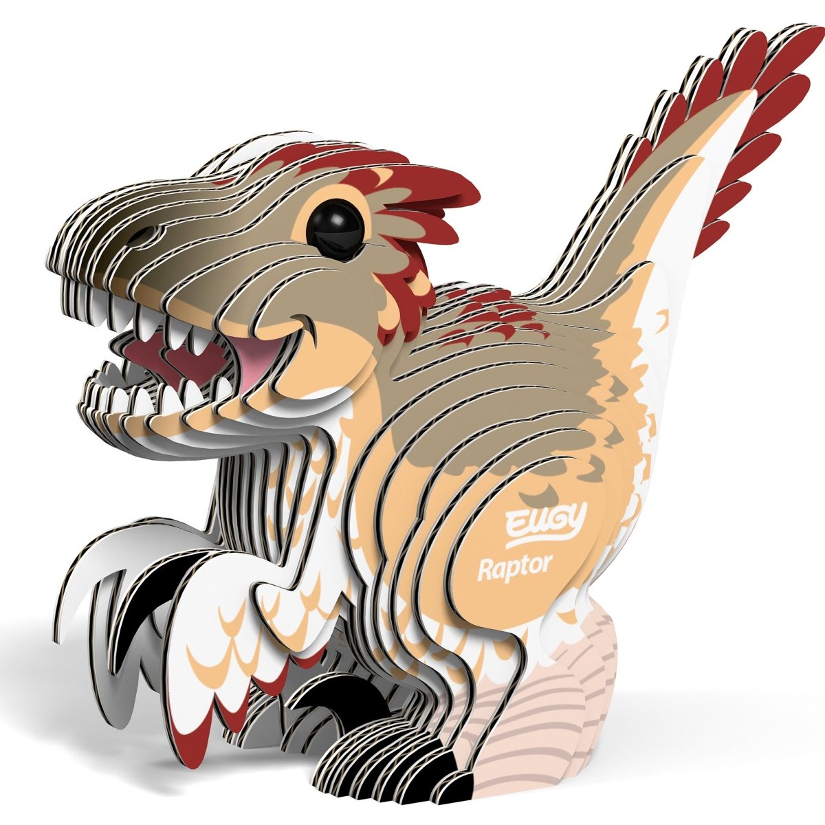 EUGY Raptor 3D cardboard model kit - finished model
