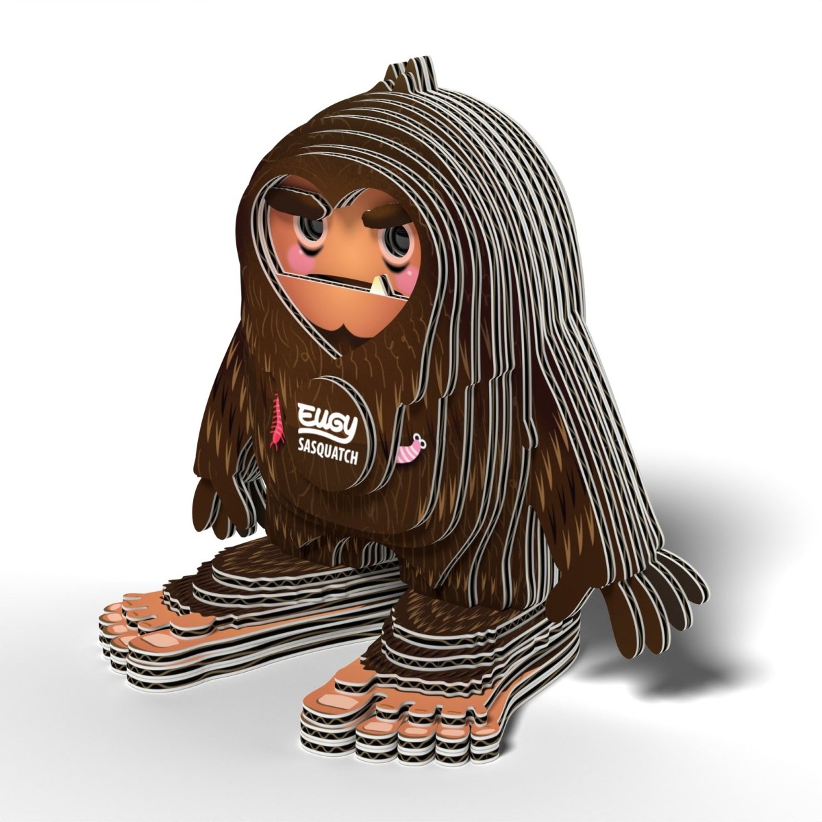 EUGY Sasquatch Big Foot 3D cardboard model kit - finished model