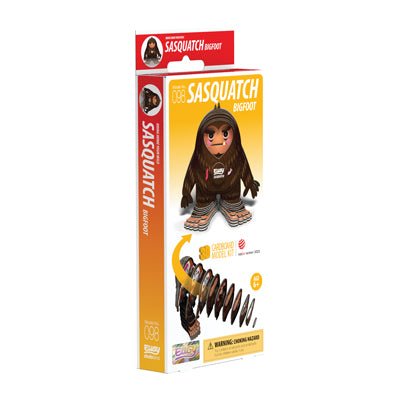 EUGY Sasquatch Big Foot 3D card model kit box front
