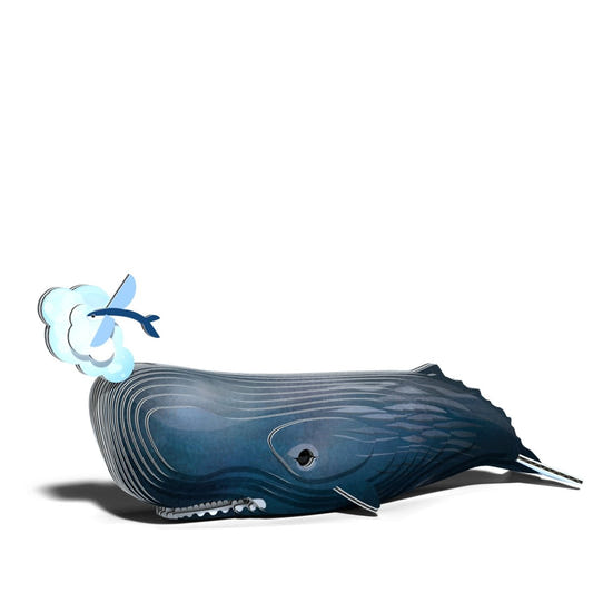 EUGY Sperm Whale 3D cardboard model kit - finished model