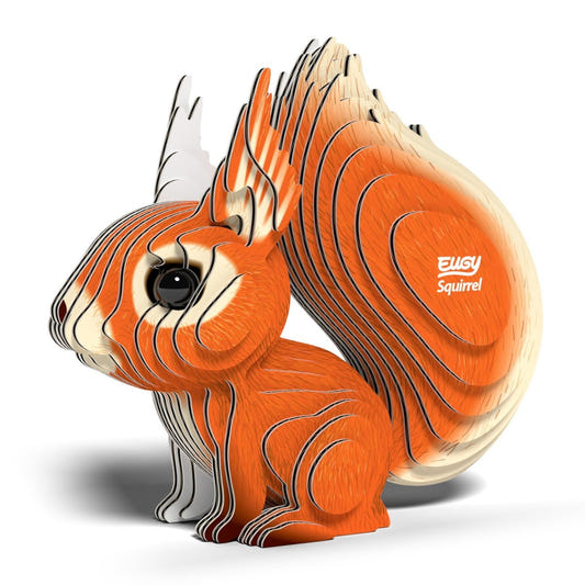 EUGY Squirrel 3D cardboard model kit - finished model