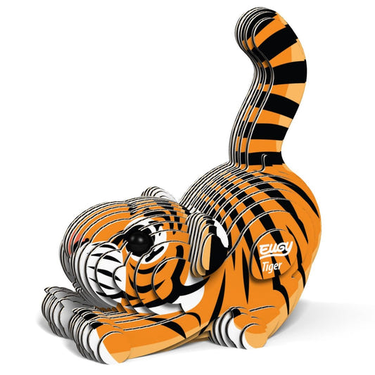 EUGY Tiger 3D cardboard model kit - finished model