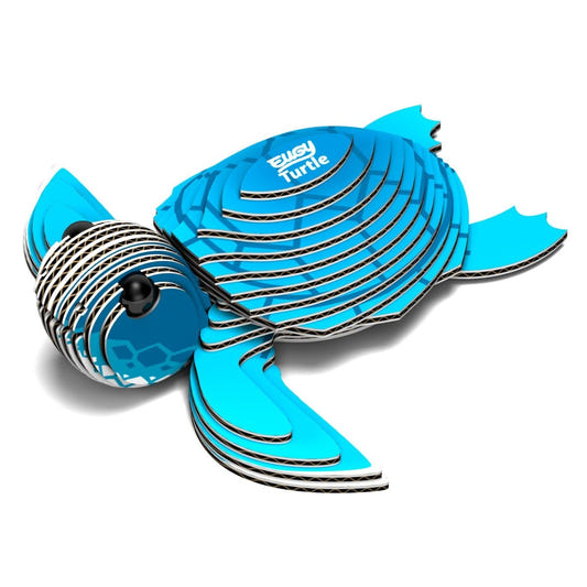 EUGY Turtle 3D cardboard model kit - finished model