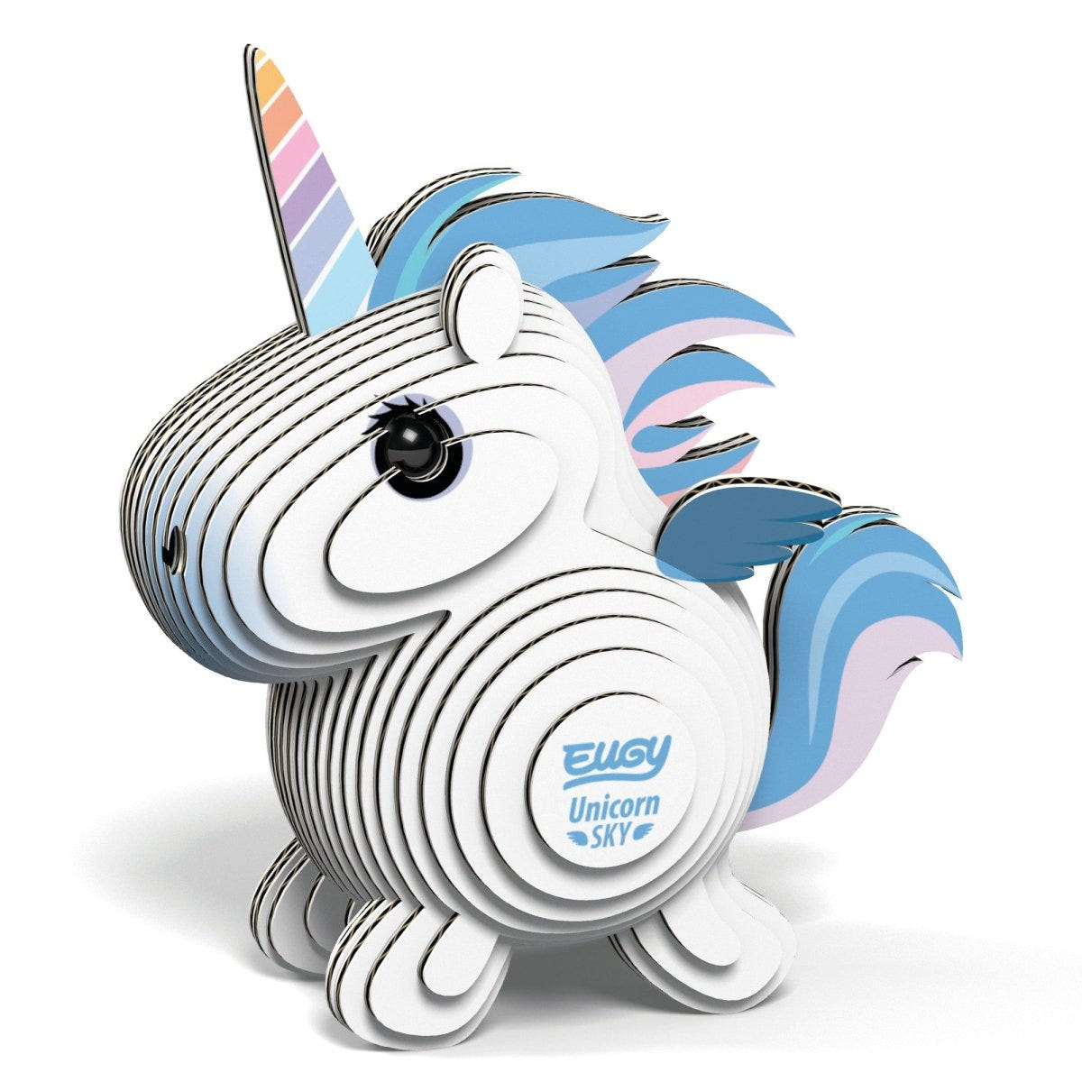 EUGY Unicorn Sky 3D cardboard model kit - finished model