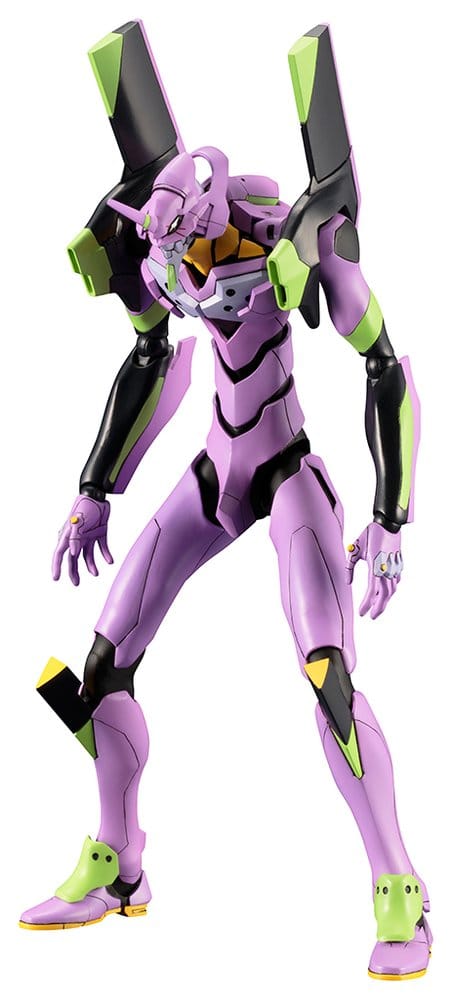 Kotobukiya Evangelion Test Type-01 TV Ver. purple and green model, front view cut-out