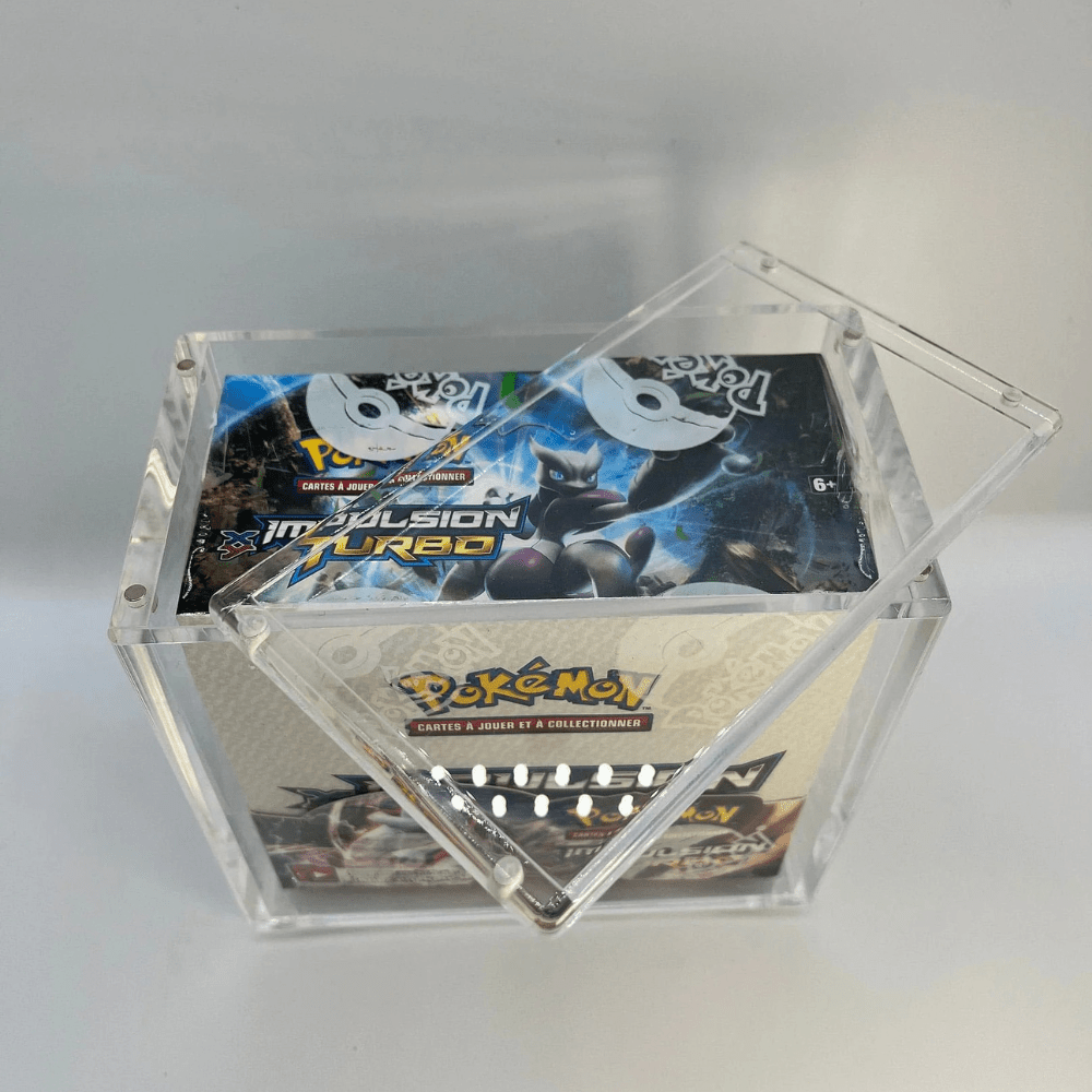 Evoretro Acrylic Display Case for Booster Boxes / Elite Trainer Boxes Ver. 2 Magnetic - Loaded Dice